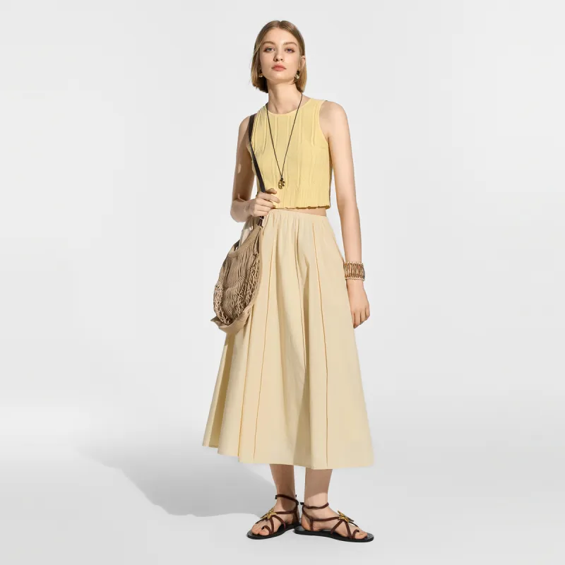 Bethine ['Pineapple' Calm And Unperturbed] Casual Long Skirt Women's-17