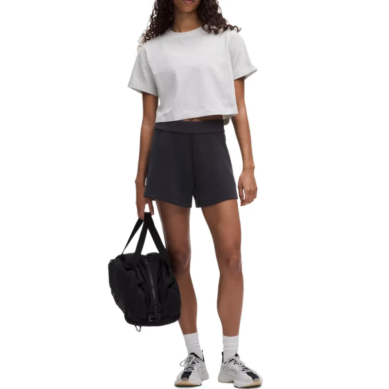 Lululemon All YoursOrganic Cotton Regular T Shirt Women's Heather Core Super Light Gray Heathered Core Ultra Light Grey-2