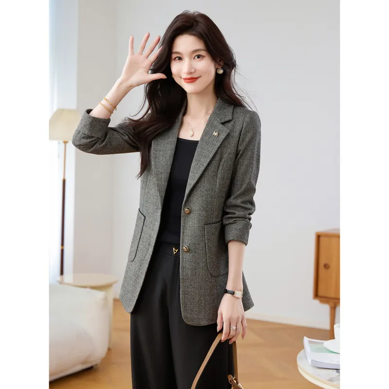Mylan Business Suit Women's Gray-6