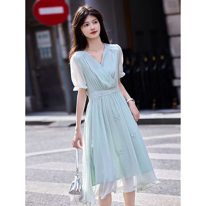 A Paradise For Awakening Short Sleeved Dress Women's-3
