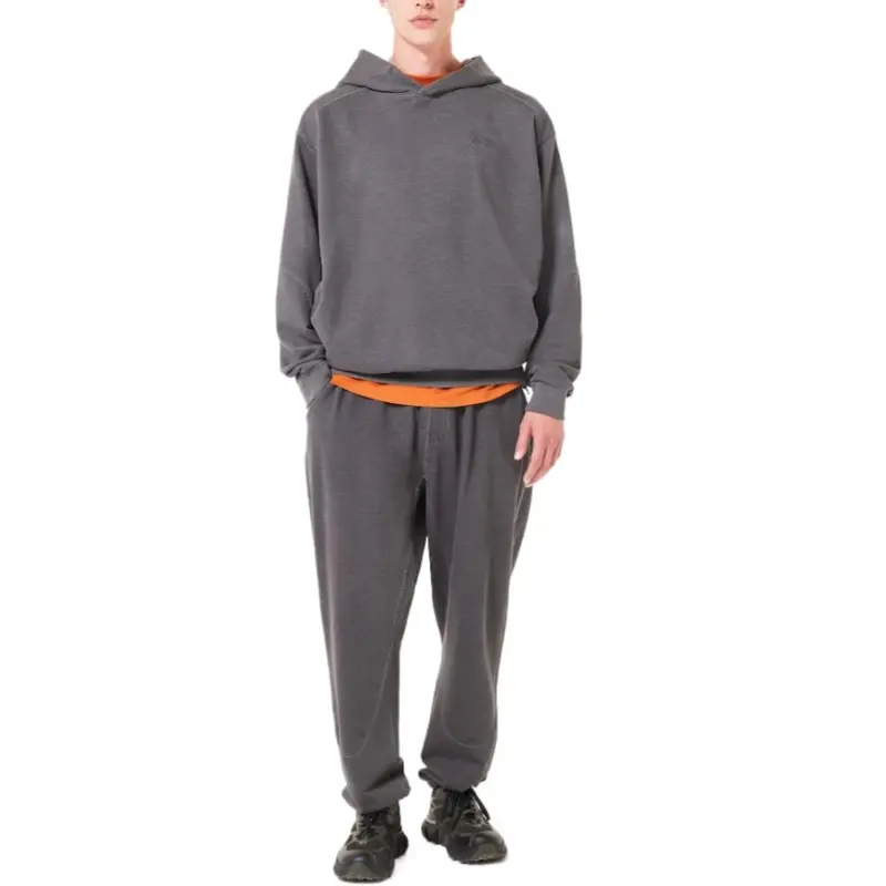 Oakley Indigo Side Zip Hoodie Sweatshirt Men's Gray-4
