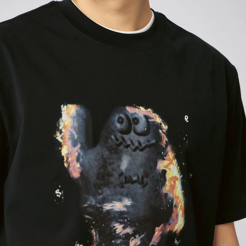 MYSAMESAME T Shirts Unisex Black-4