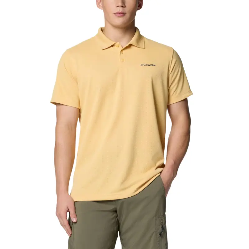 Columbia Utilizer Polo Shirt Men's Earth Yellow-3