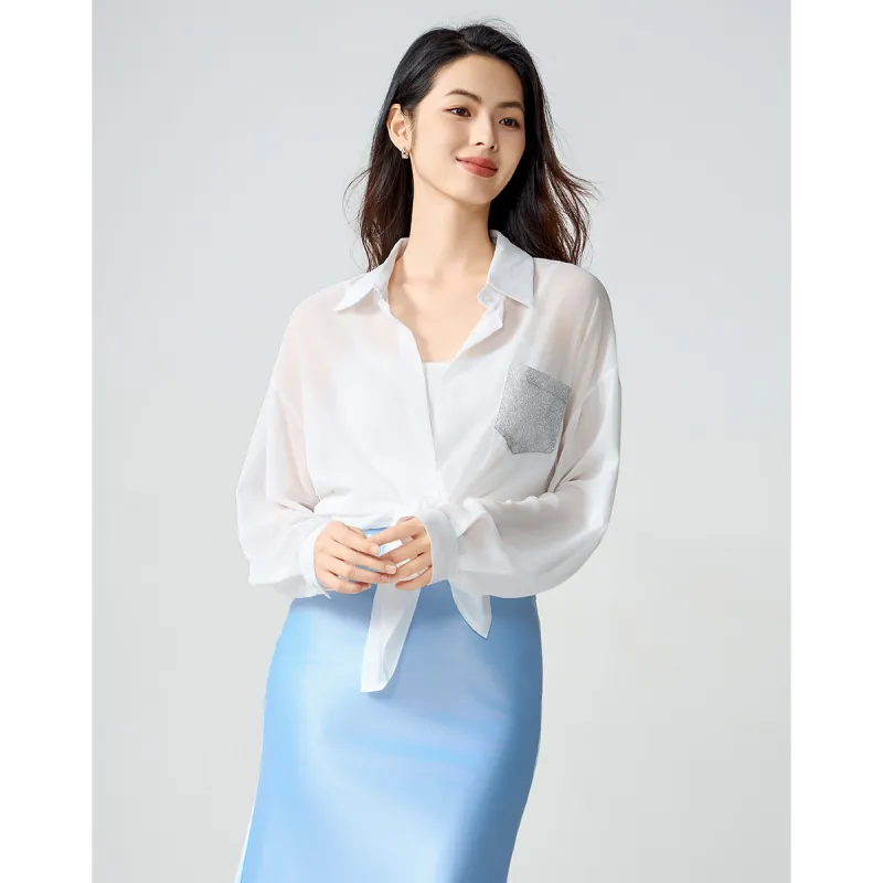 Love Elaine Shirt Women's White-3
