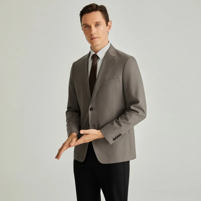Satchi Business Suit Men's Light Khaki-5
