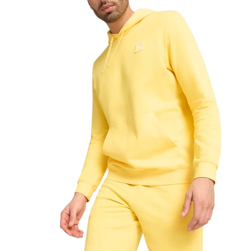 PUMA Essentials Elevatedhoodie Sweatshirt Men's Yellow-2