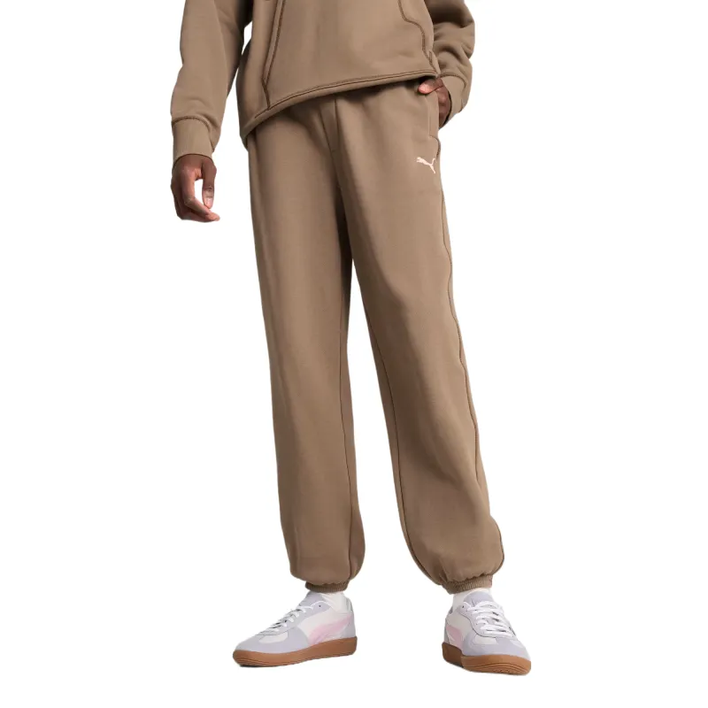 PUMA PremiumEssentials Knitted Sweatpants Unisex Khaki-2