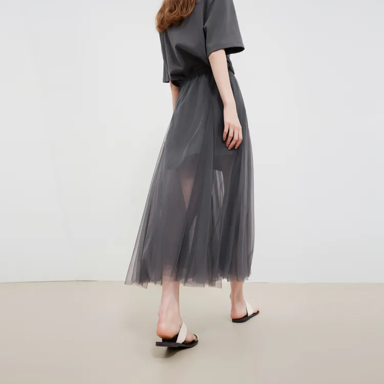 ELLE Fun Series Casual Long Skirt Women's-6