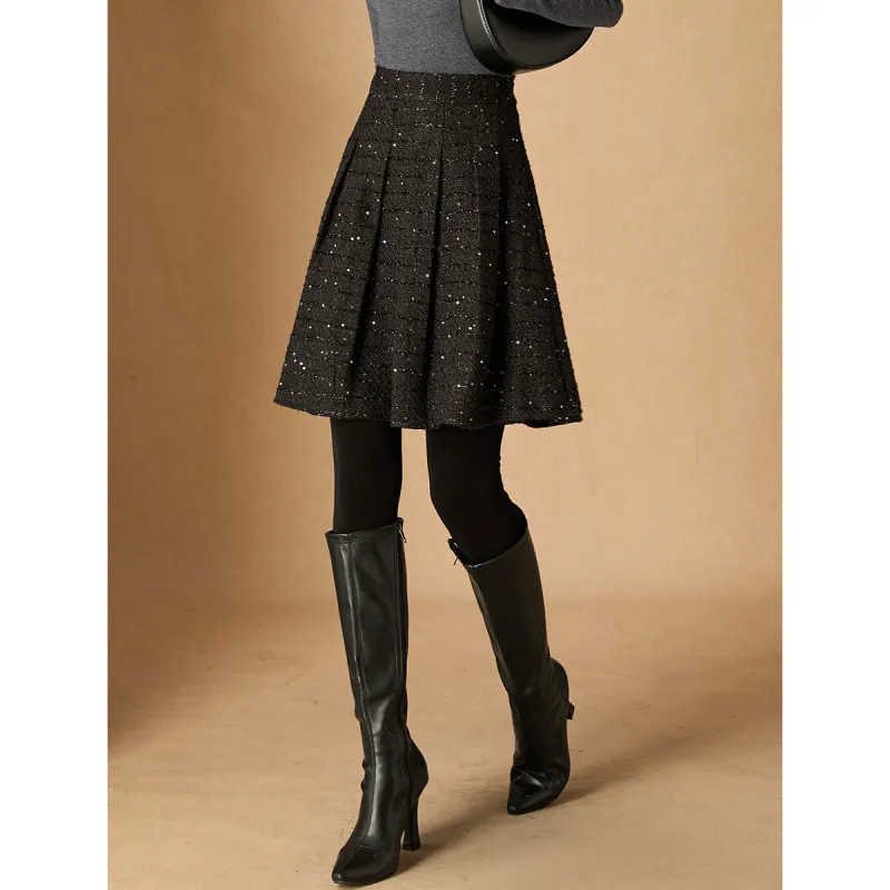 Mylan Casual Short Skirts Women's Black-3
