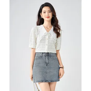Love Elaine Shirt Women's Apricot