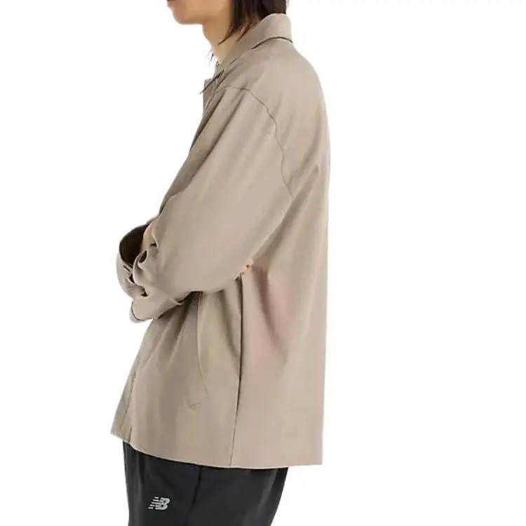 New Balance Coaches Jacket Men's Brown-1