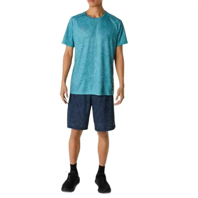 Asics T Shirt Men's Atlantis Blue-3