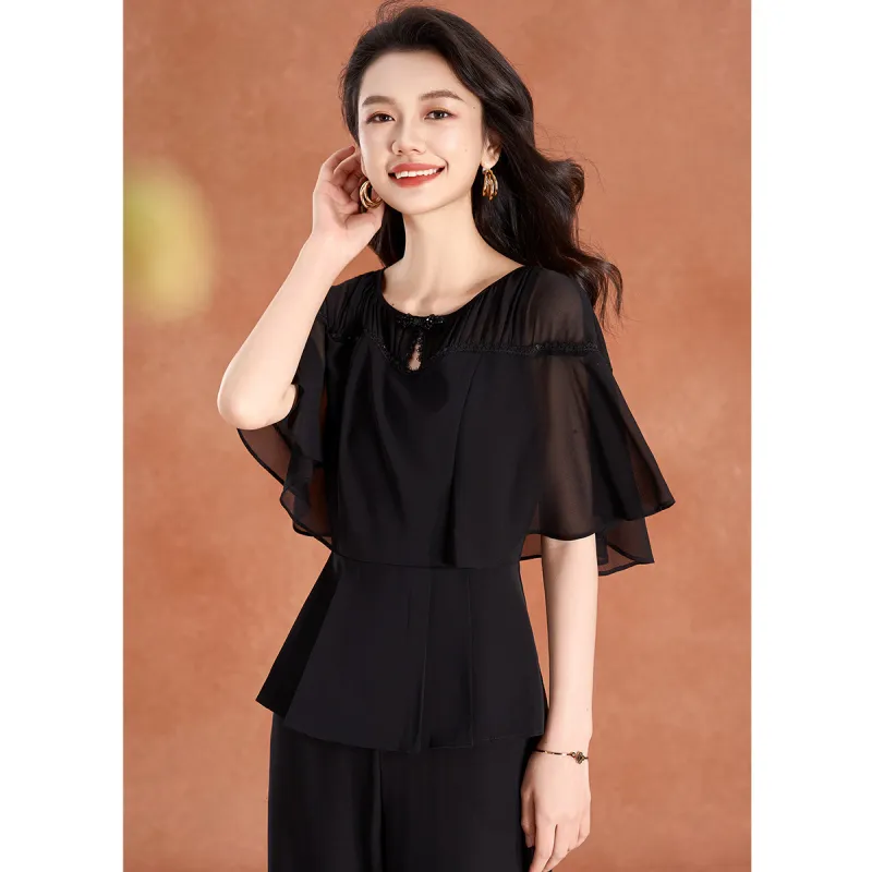 Mylan Casual Suits Women's Black-7