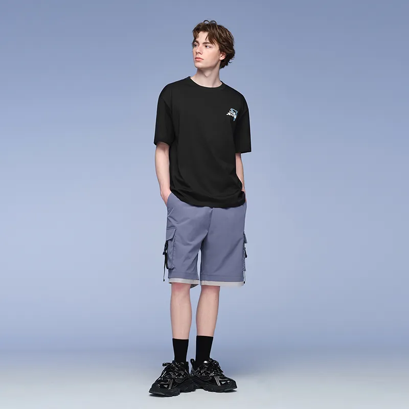 HLA JEANS T Shirt Men's Black 1 0-4