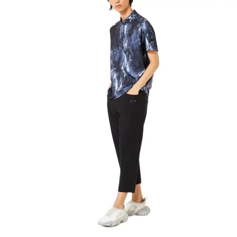 Oakley Skull Bold Omble Mock T Shirt Men's Black Print-8