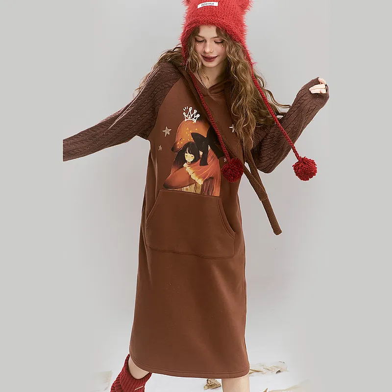 ELF SACK Long Sleeved Dress Women's-2