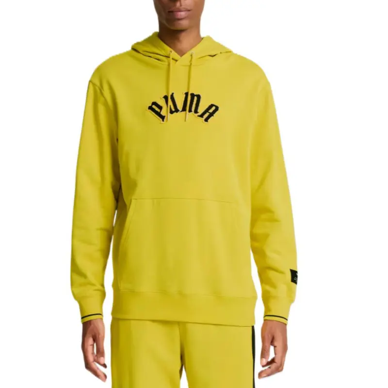 PUMA CLASSICS PLAY LOUD Sweatshirt Men's Yellow-2