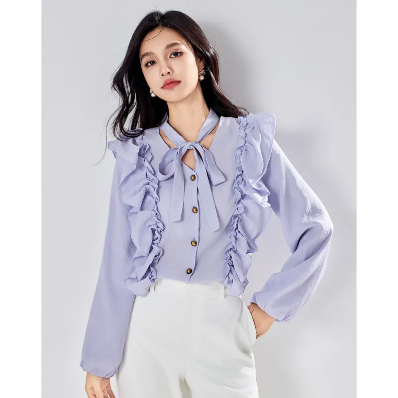 Love Elaine Shirt Women's Purple-0