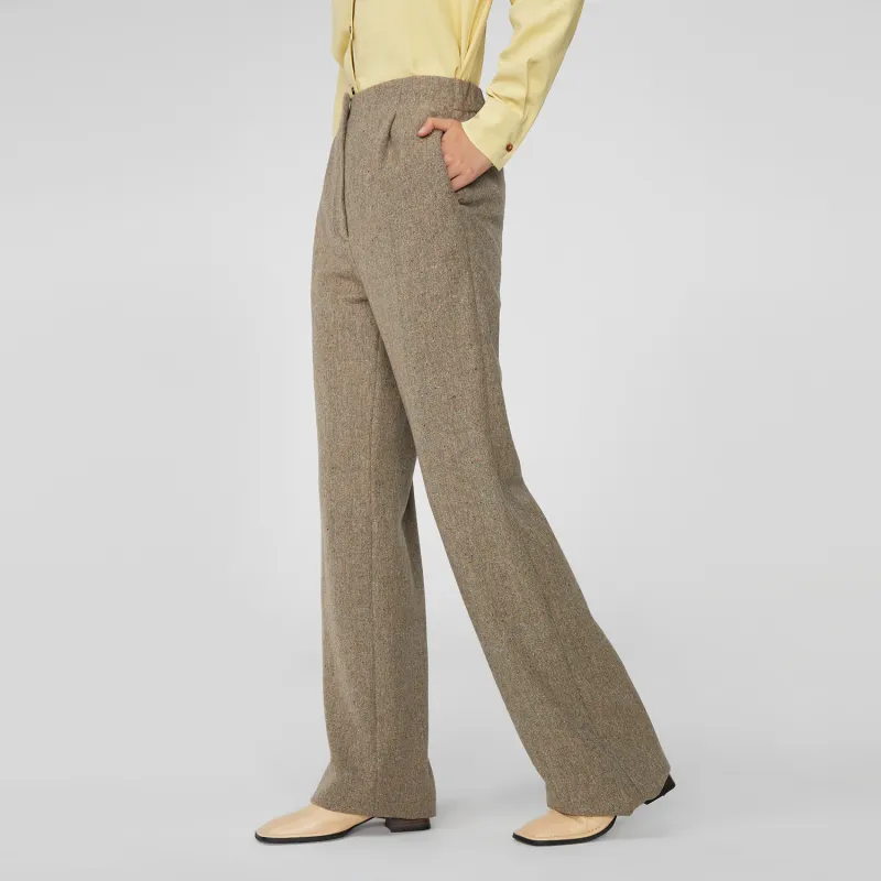 OVV Casual Pants Women's Khaki Solid Color B5-4