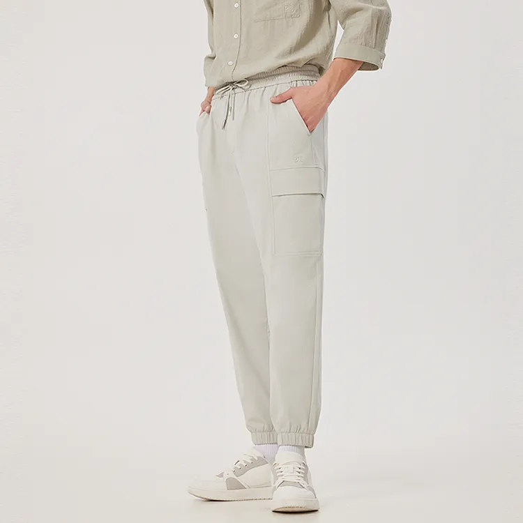 Cabbeen Knitted Sports Pants Men's-9
