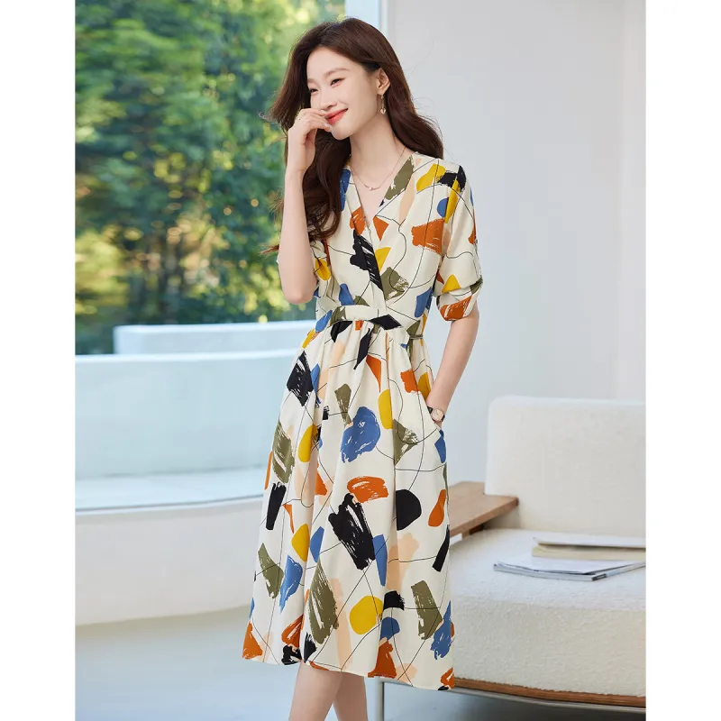 Love Elaine Long Sleeved Dress Women's Multicolor-5