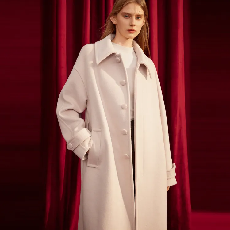 ELLE x XUZHI Coats Women's Pink-2