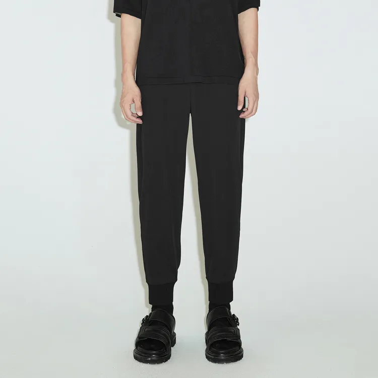 CROQUIS Casual Pants Unisex 001 Jet Black-2