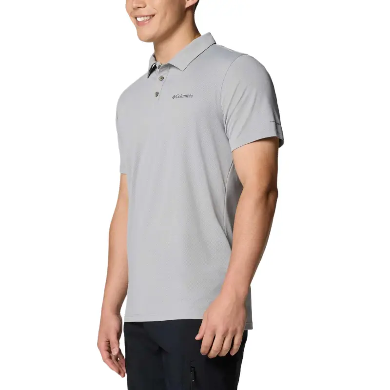 Columbia Tech Trail Polo Shirt Men's Colombia Gray-2