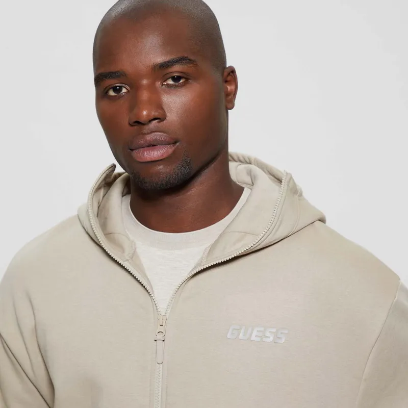 GUESS Sweatshirt Men's Beige Brown-5