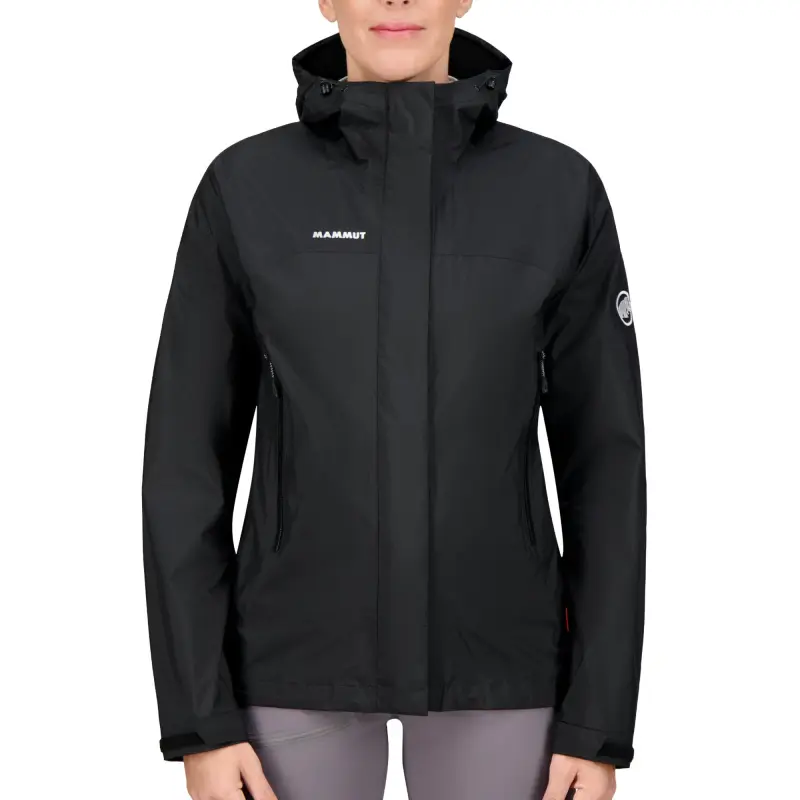 MAMMUT Microlayer 2.0 HS Outdoor Hiking Waterproof And Windproof Windbreaker Jacket Women's-1