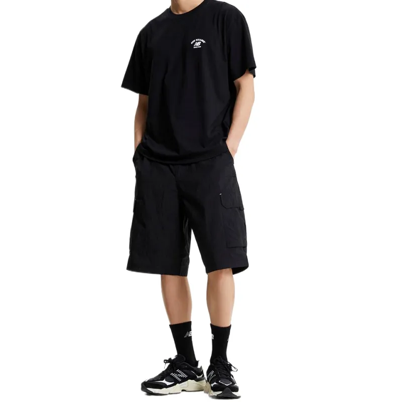 New Balance UNI FROZEN SS25 Cargo Shorts Men's Black-2
