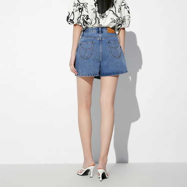 PEACEBIRD Denim Shorts Women's-4