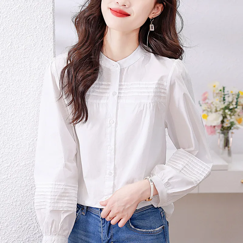 ONE SHALLOW Shirt Women's White-4