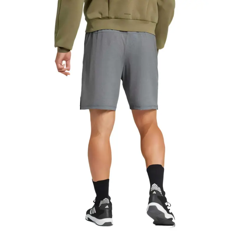 Adidas AEROREADY Casual Shorts Men's Dark Gray-2