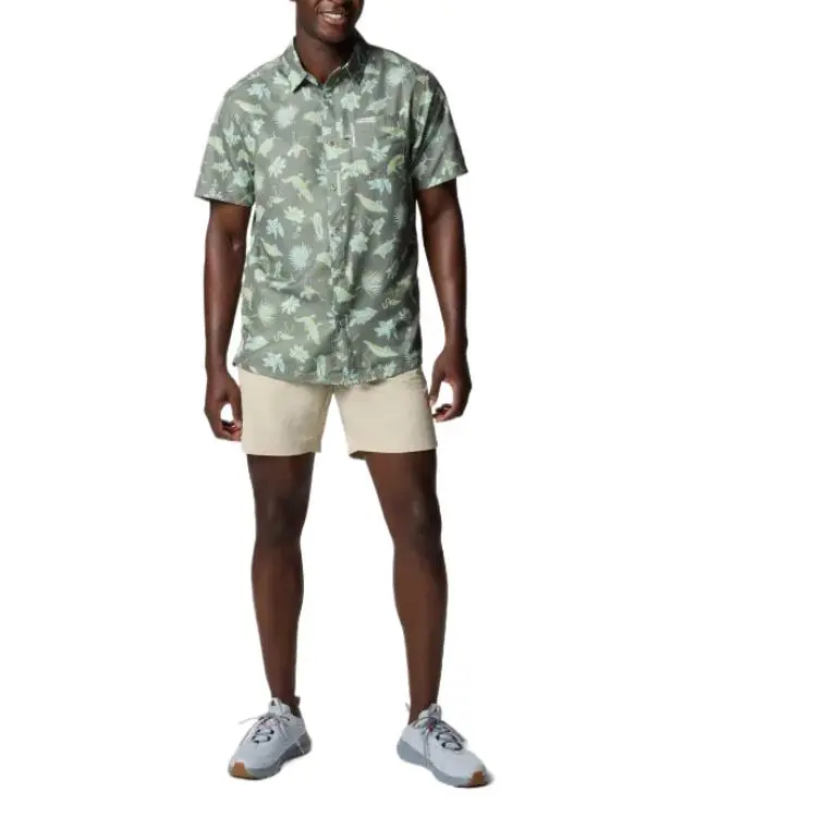 Columbia PFG Super Slack Tide Shirt Men's ÍTica: Cypress Color-3