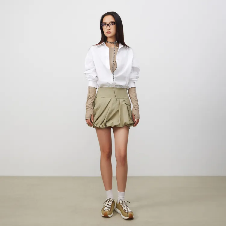 Lost In Echo Shirt Women's Pearl White-2