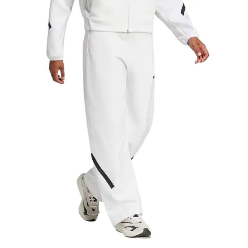 Adidas Women's Z.N.E. Barrel Tracksuit Bottoms White/Black-3
