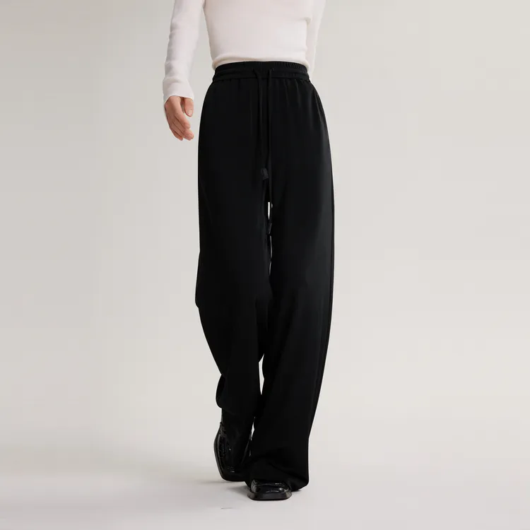 ELLE Casual Pants Women's Black-4