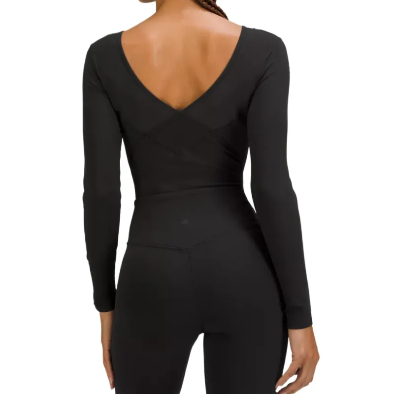 Lululemon AlignNulu™ Mesh Bodysuit *Special Edition Workout Clothing Women's Black-1