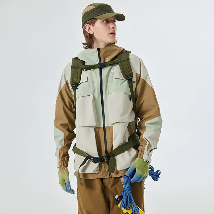 VOLCOM Jackets Coats Unisex Khaki-4