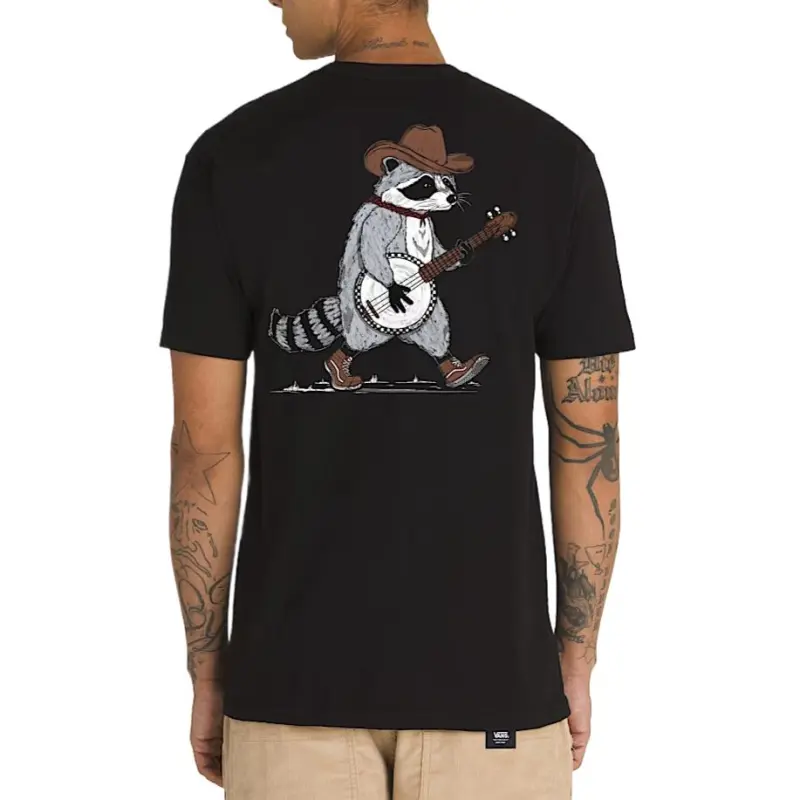 Vans Stage Walk T Shirt Unisex Black-2