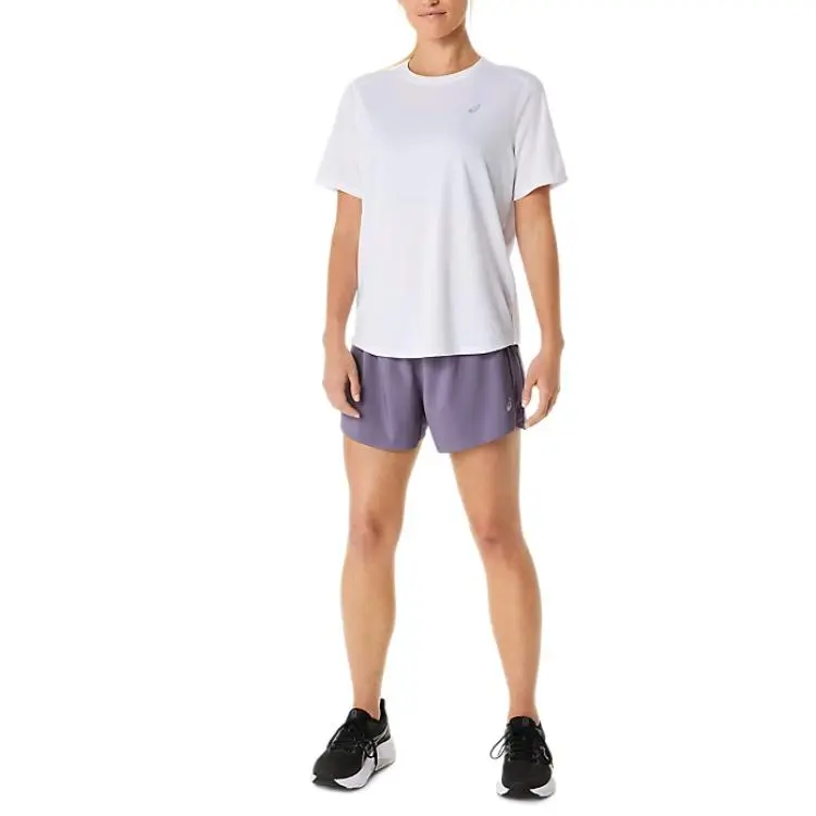 Asics SILVER 4IN SHORT Casual Shorts Women's Purple-3