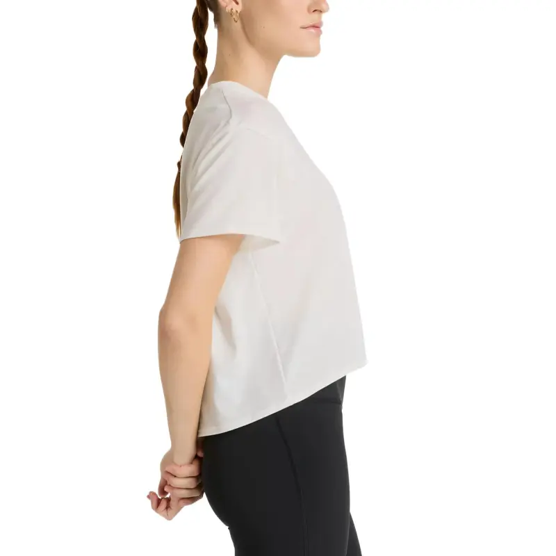 New Balance Drapey Regular T Shirt Women's White-2