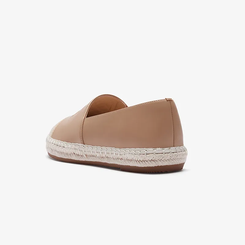 LE SAUNDA Espadrilles Women's Almond White/Sun Tanned Brown-2