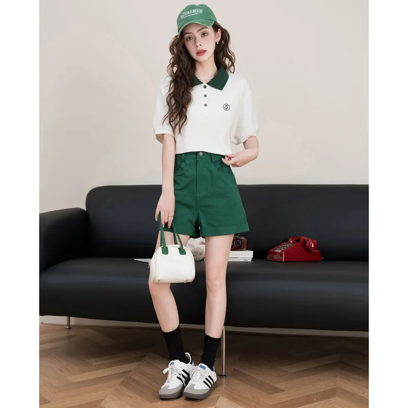 FAWENXIANGZI T Shirt Women's White-0