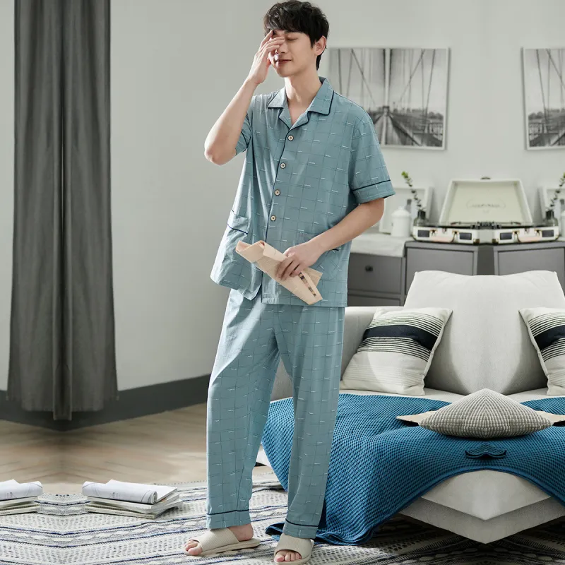 FARO Pajama Set Men's Sea Green-7