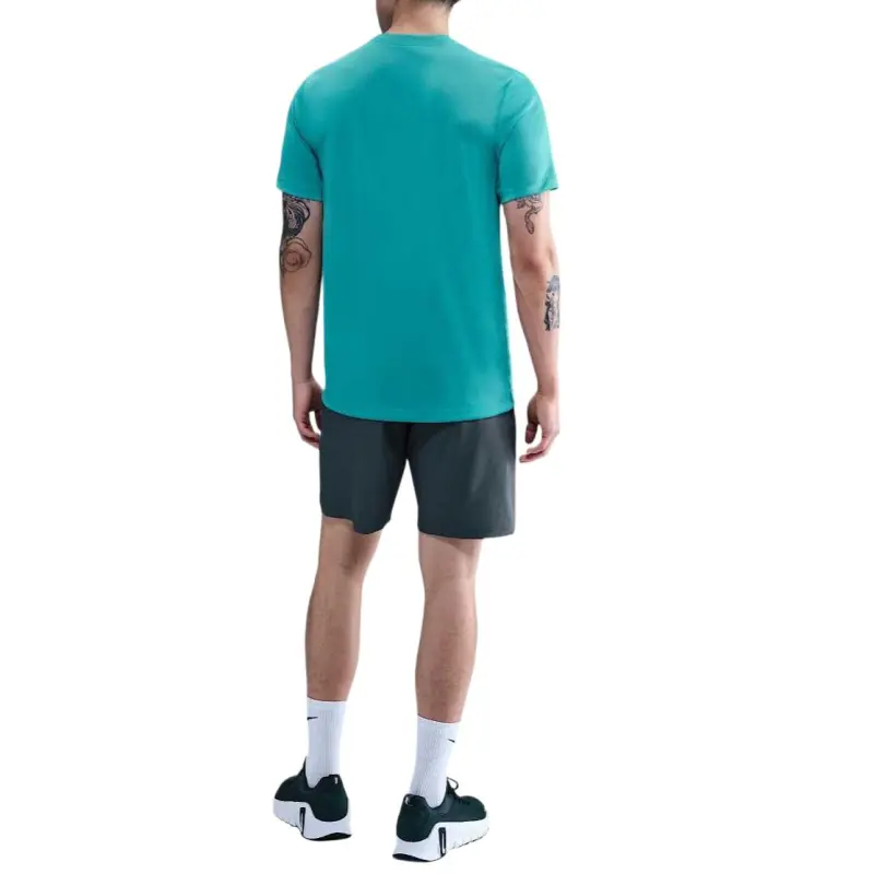 Nike Dri Fit SS25 T Shirt Men's Dark Cactus/Matte Silver-3