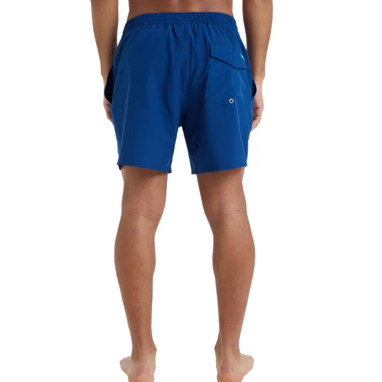 Quiksilver Surfsilk Solid 16 Swimming Shorts Men's Blue-4