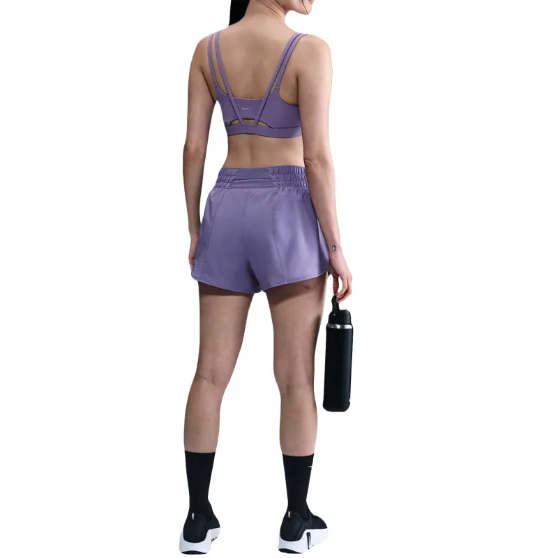 Nike One Women's Dri FIT Mid Rise 3' Brief Lined Shorts-4