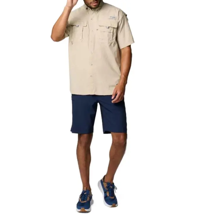 Columbia PFG Bahama 2 Shirt Men's Khaki-3